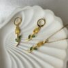 Honey Tulip Necklace Jewellery Set