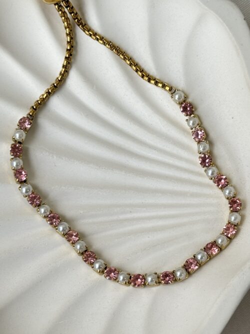 Blush Pearl Slider Bracelet