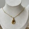 Gold Teardrop Necklace