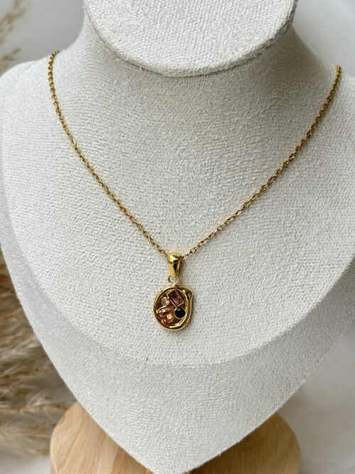 Mango Gemstone Necklace