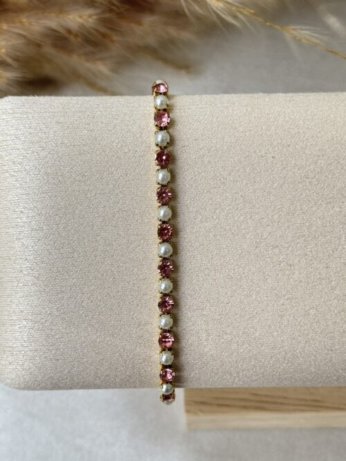 Blush Pearl Slider Bracelet